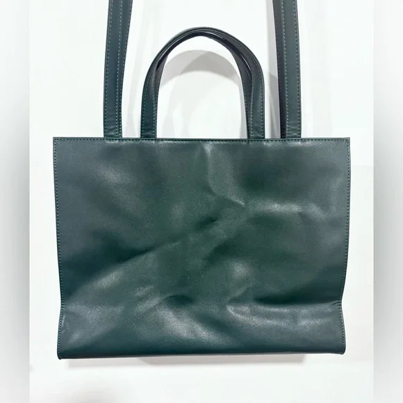 Telfar Medium Shopping Tote | Olive Green - Picture 8 of 9